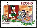 Lesotho 1983 Walt Disney 3 S Multicolor Scott 414. Lesotho 1983 Scott 414 Disney Christmas. Uploaded by susofe